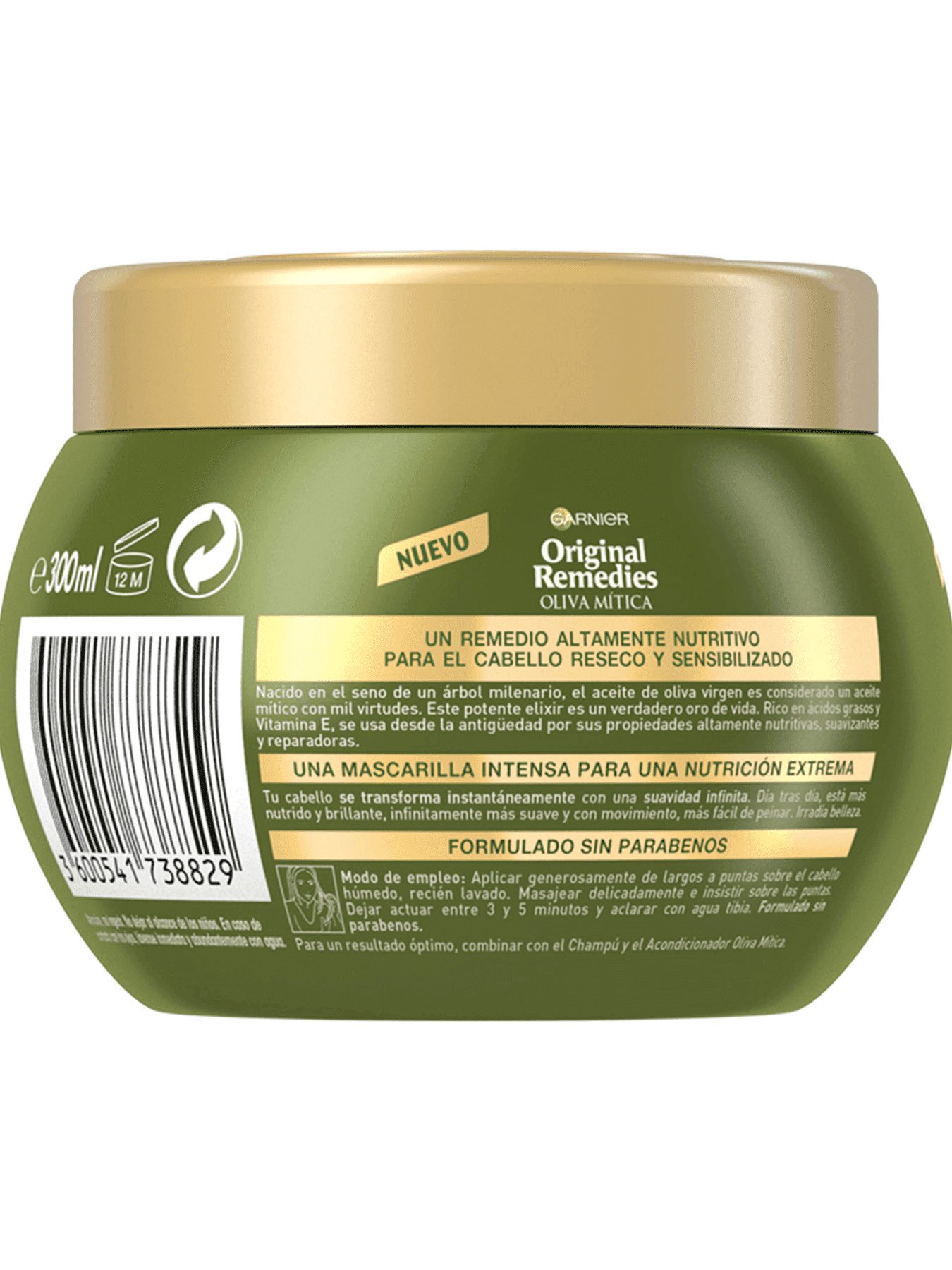 Mascarilla Aceite de Oliva